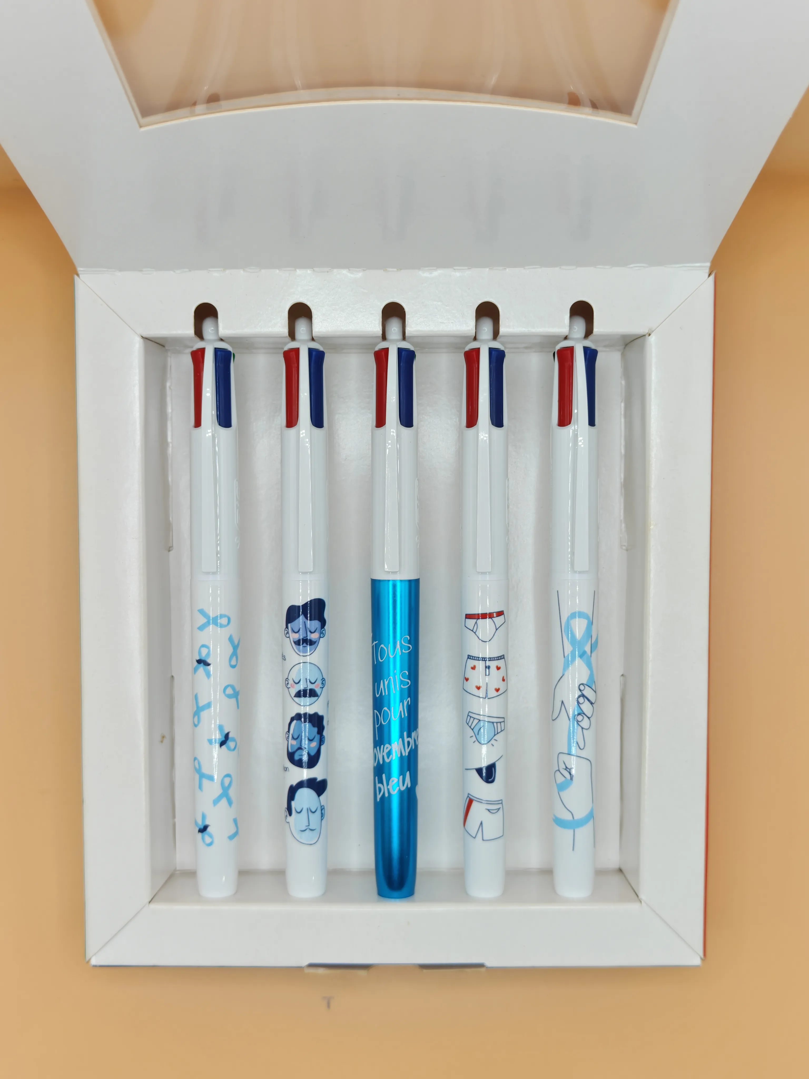 Collection Solidaire BIC 4 Couleurs - Novembre Bleu